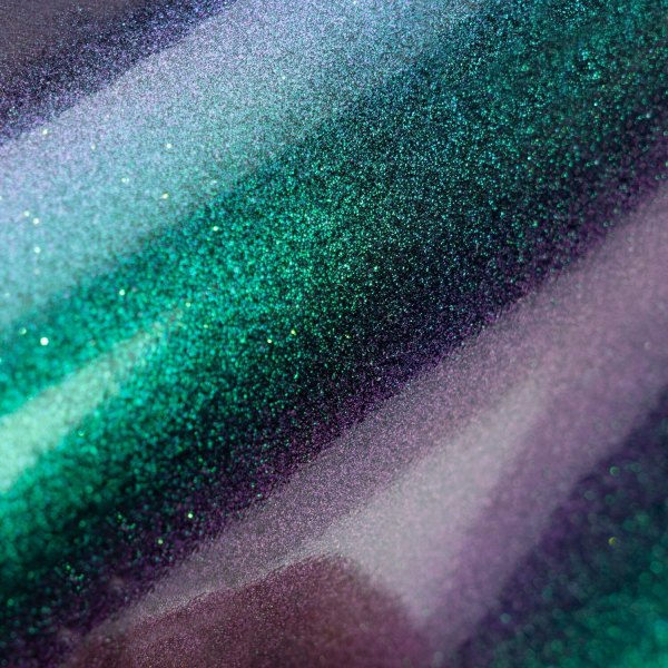 Vicrez® - 5' x 10' Chameleon 5' Gloss Morph Green Purple Vinyl Car Wrap Film
