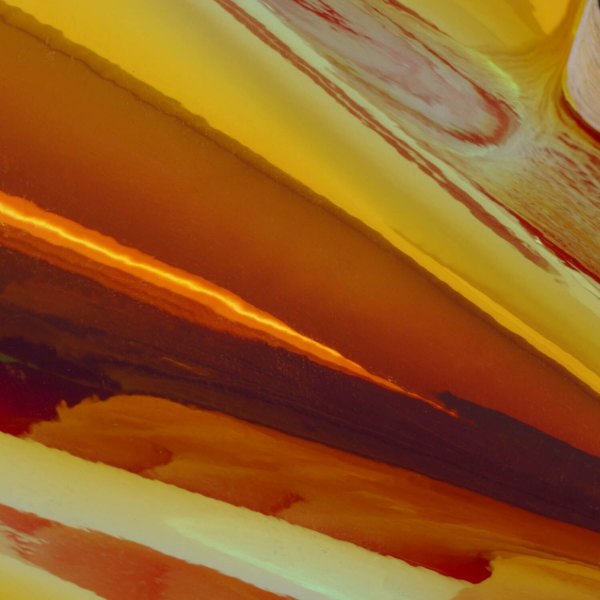 Vicrez® - 4.4' x 10' Chrome Iris Amber Orange Vinyl Car Wrap Film