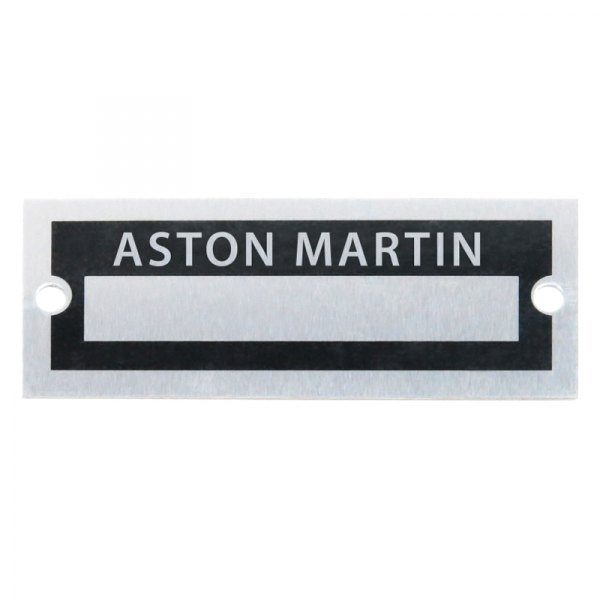 Vintage Parts® - "Aston Martin" Blank Data VIN Plate