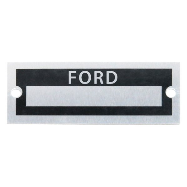 Vintage Parts® - "Ford" Blank Data VIN Plate