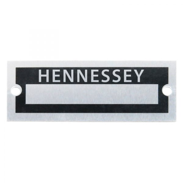 Vintage Parts® - "Hennessey" Blank Data VIN Plate