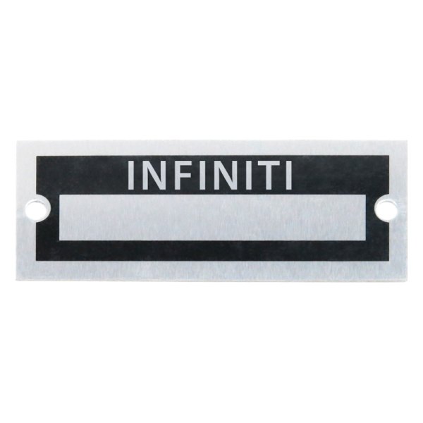 Vintage Parts® - "Infiniti" Blank Data VIN Plate