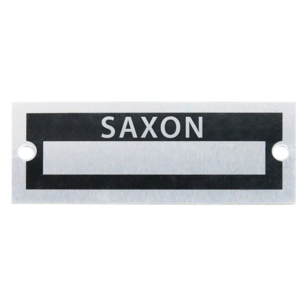 Vintage Parts® - "Saxon" Blank Data VIN Plate