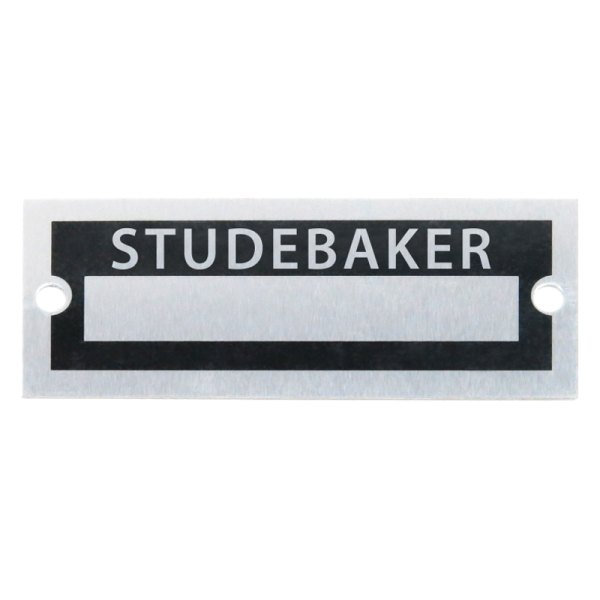 Vintage Parts® - "Studebaker" Blank Data VIN Plate
