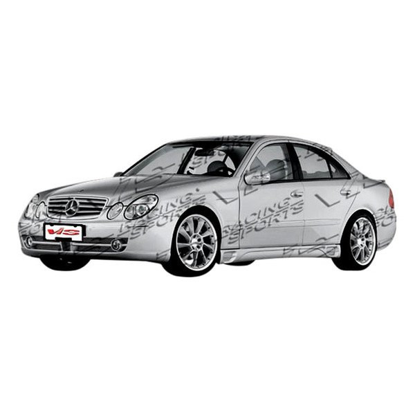 VIS Racing® 03MEW2114DLF1004 Laser F1 Style Fiberglass Side Skirts