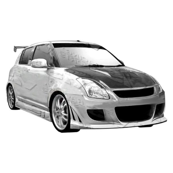  VIS Racing® - Fuzion Style Fiberglass Front Bumper