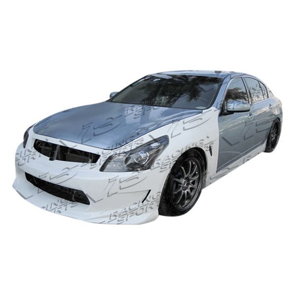  VIS Racing® - AMS GT Style Fiberglass Side Skirts (Unpainted)