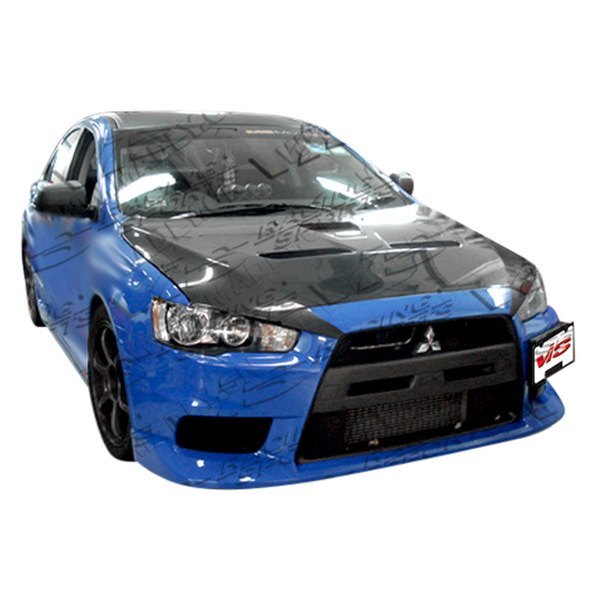 VIS Racing® 08MTLAN4DEVOX099 Evo X Style Fiberglass Body Kit (Unpainted)
