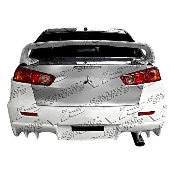  VIS Racing® - Evo X Style Fiberglass Wide Body Rear Bumper (Unpainted)