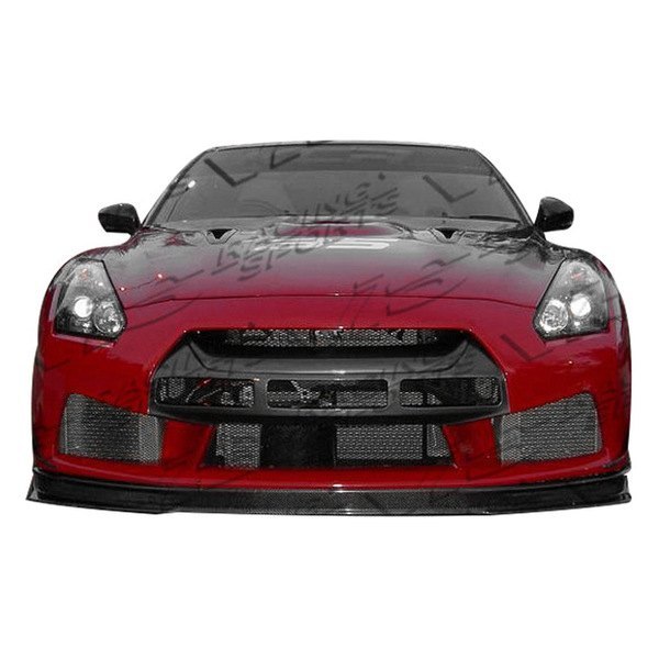  VIS Racing® - GT Style Fiberglass Front Bumper with Carbon Fiber Insert