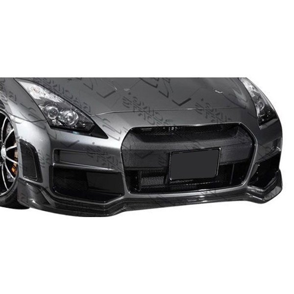  VIS Racing® - TKO Style Fiberglass Front Bumper with Carbon Fiber Insert