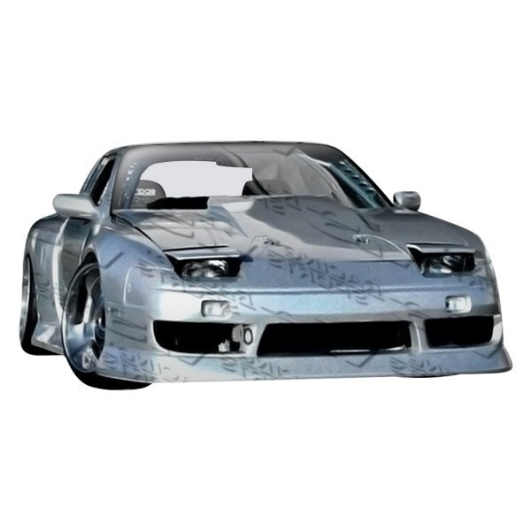  VIS Racing® - G Speed Style Fiberglass Wide Body Front Bumper (Unpainted)