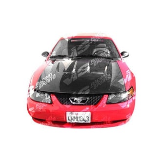VIS Racing® - Heat Extractor Style Carbon Fiber Hood