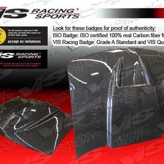 VIS Racing® - Ram Air Style Fiberglass Hood