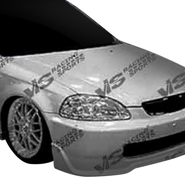  VIS Racing® - Techno R Style Fiberglass Front Bumper Lip