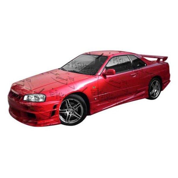  VIS Racing® - Ballistix Style Fiberglass Side Skirts (Unpainted)