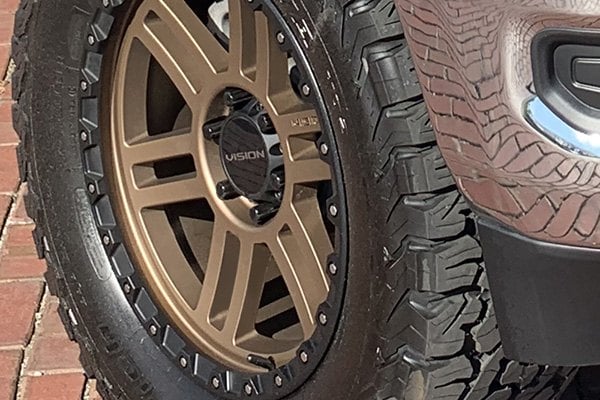 VISION OFF-ROAD® 354 MANX 2 Wheels - Bronze with Black Lip Rims