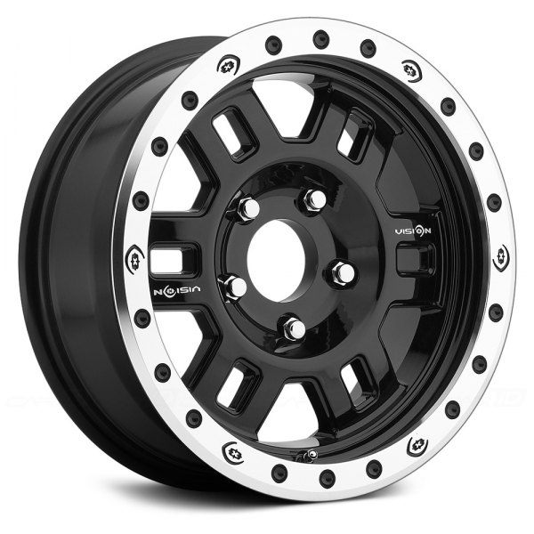 VISION OFF-ROAD® - MANX COMPETITION Gloss Black with Machined Flange