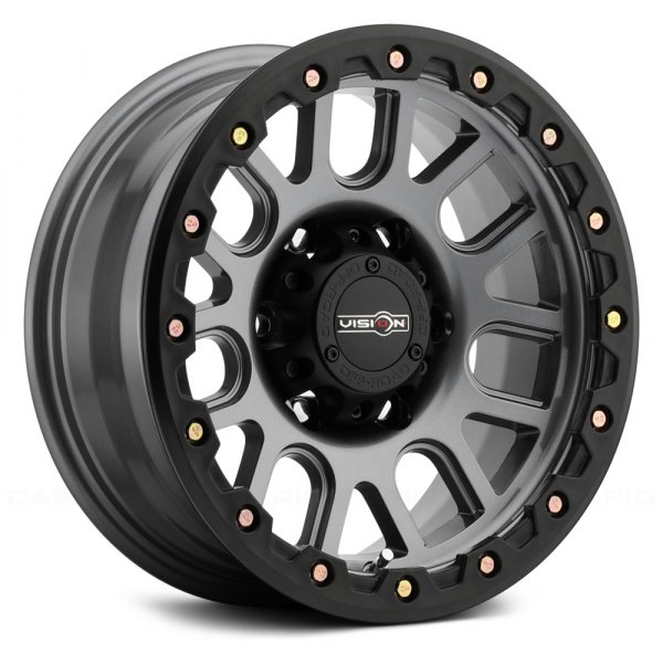 VISION OFF-ROAD® - NEMESIS Gunmetal with Yellow Zinc Bolts