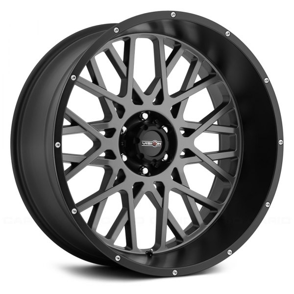 VISION OFF-ROAD® - ROCKER Anthracite with Satin Black Lip and Chrome Bolts