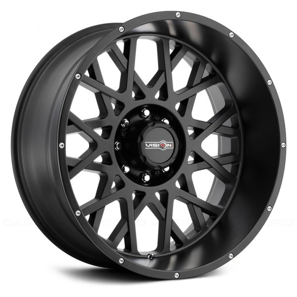 VISION OFF-ROAD® - ROCKER Satin Black with Chrome Bolts