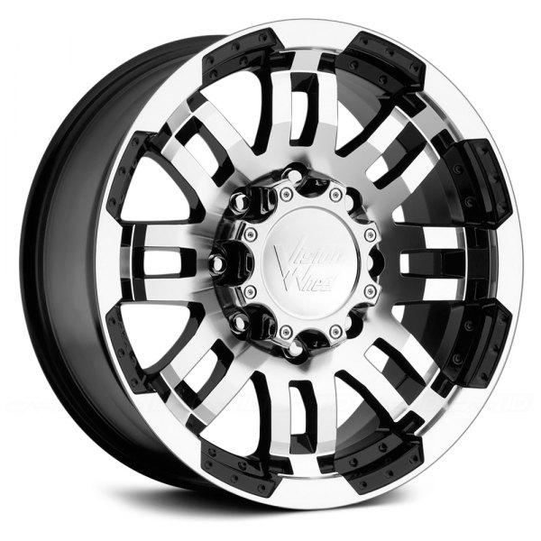 VISION OFF-ROAD® - WARRIOR Gloss Black with Machined Face and Lip