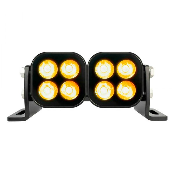 Vision X® - Unite Series Blackout 6" 20W Dual Row Spot Beam Amber LED Light Bar