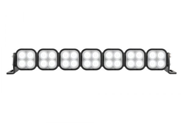 Vision X® - Unite Series Frosted 20" 140W Curved Dual Row Spot Beam LED Light Bar, Front View