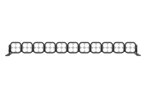 Vision X® - Unite Series Frosted 30" 220W Curved Dual Row Spot Beam LED Light Bar, Front View