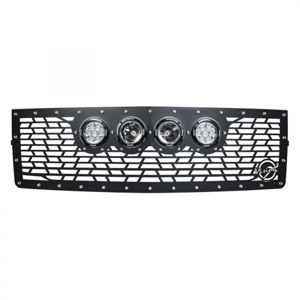 Vision X® - 1-Pc VX Series Cannon Gen 2 Style Black Powder Coated CNC Machined Main Grille