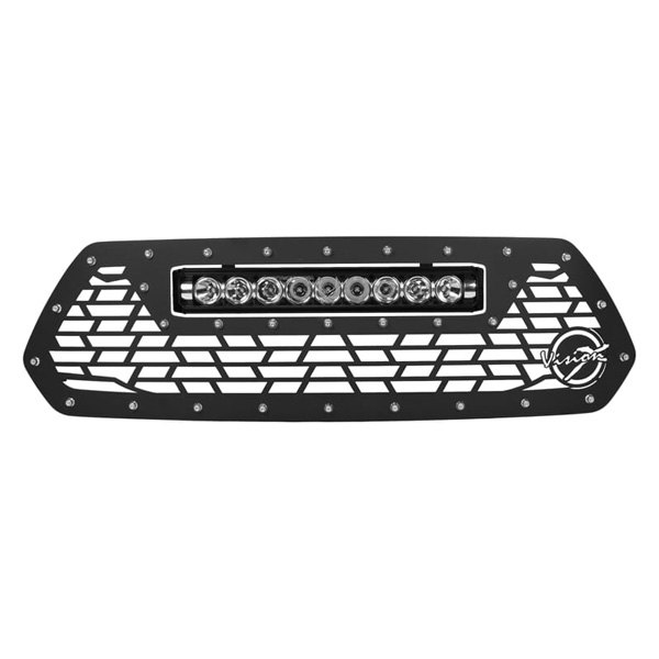 Vision X® - 1-Pc VX Series Light Bar Style Black Powder Coated CNC Machined Main Grille