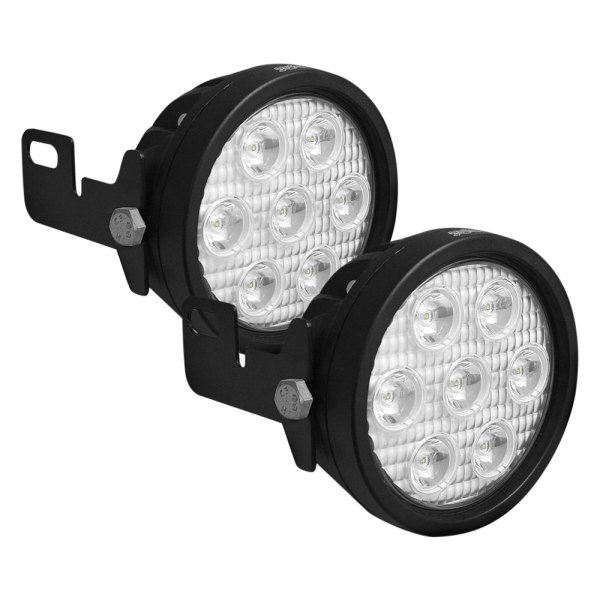 Vision X® - Fog Light Location Utility Market Xtreme 4" 2x70W Round Narrow Beam LED Lights Kit