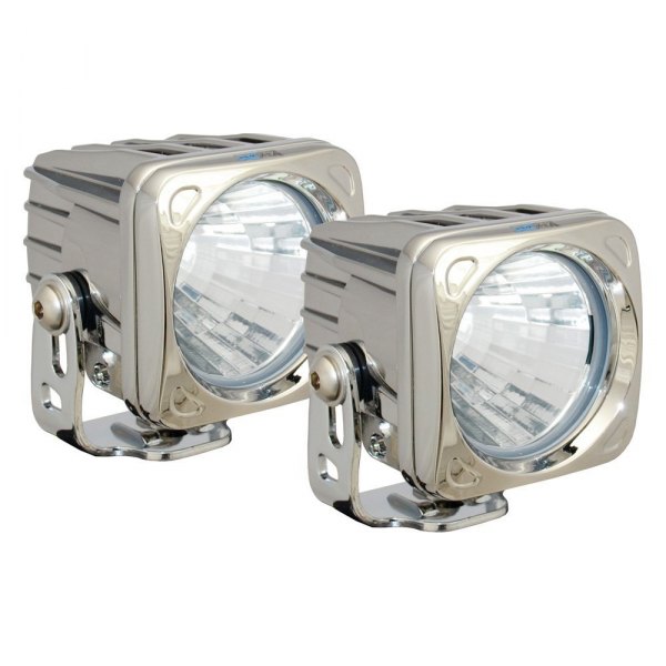 Vision X® - Optimus Series 3" 2x10W Square Chrome Housing Medium Beam LED Lights