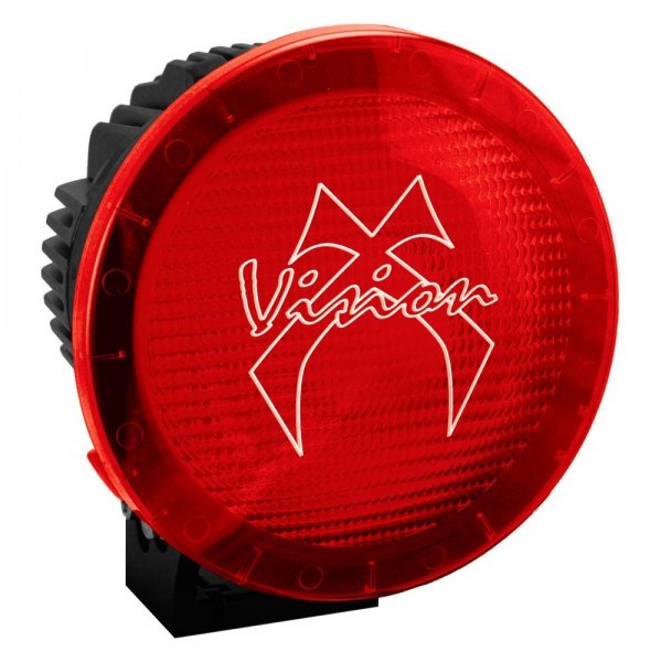 Vision X® - 8.7" Round Red Polycarbonate Flood Beam Lens for Cannon Series
