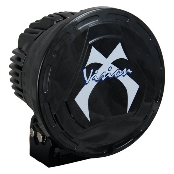 Vision X® - 8.7" Round Black Polycarbonate Light Cover with White Logo for Cannon Series