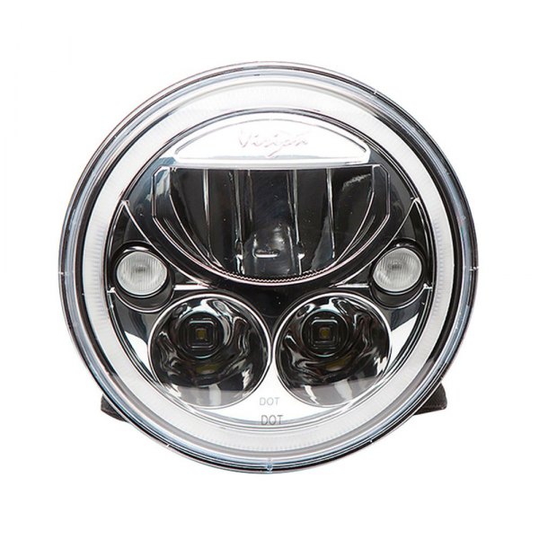 Vision X® - Vortex 7" Round Chrome Halo LED Headlight