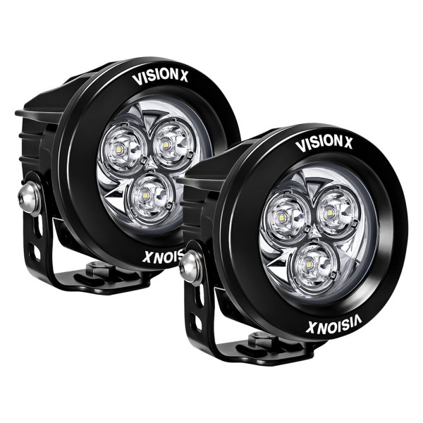 Vision X® - Cannon CG2 Multi 3.7" 2x21W Round Driving Beam LED Lights