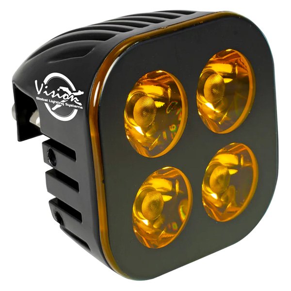 Vision X® - Unite Series Black Out 20W Square Spot Beam Amber LED Light Module