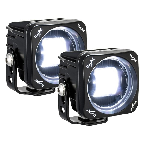 Vision X® - Cannon CG2 SAE 3" 2x40W Square Elliptical Beam LED Lights