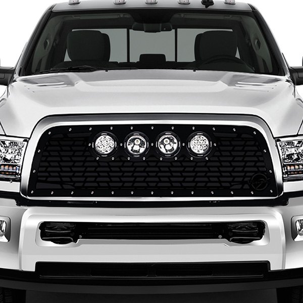 Vision X® - 1-Pc VX Series Cannon Gen 2 Style Black Powder Coated CNC Machined Main Grille