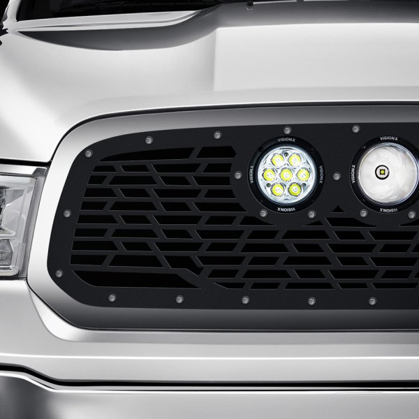 Vision X® - Light Bar Style Black Powder Coated CNC Machined Main Grille