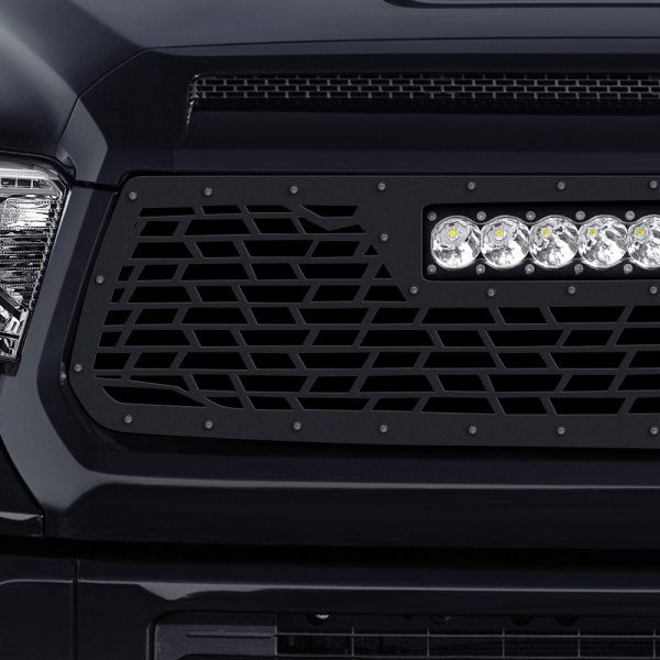 Vision X® - Cannon Gen 2 Style Black Powder Coated CNC Machined Main Grille