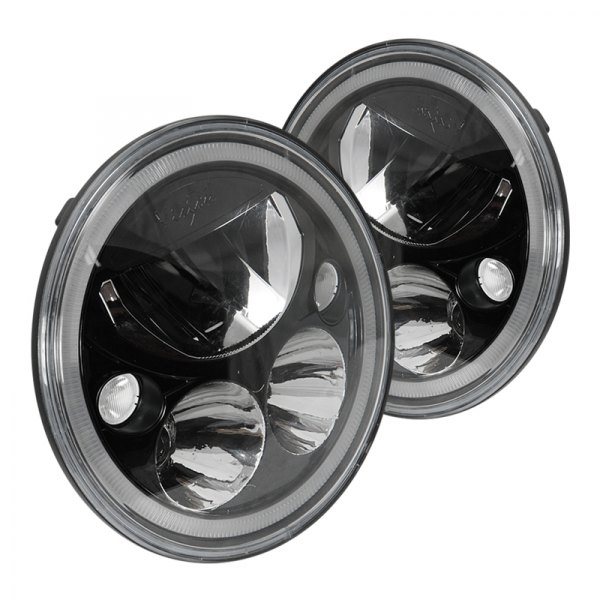 Vision X® - Vortex 5 3/4" Round Black Halo LED Headlights
