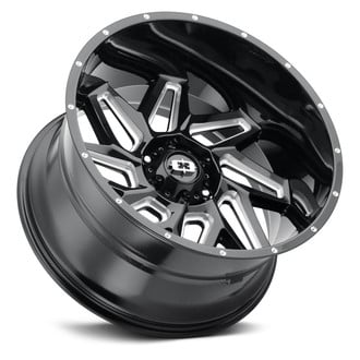 361 SPYDER Gloss Black with Milled Spokes
