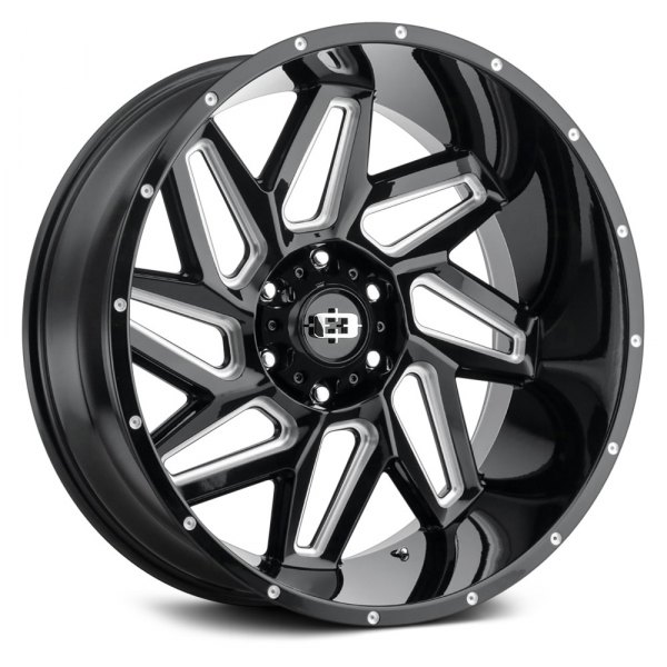 VISION OFF-ROAD® - 361 SPYDER Gloss Black with Milled Spokes