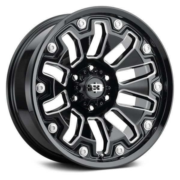 VISION OFF-ROAD® - 362 ARMOR Gloss Black with Milled Spokes