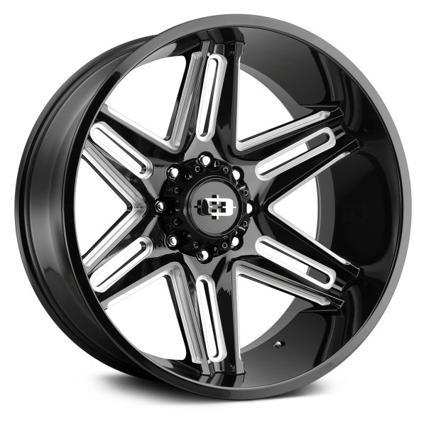 VISION OFF-ROAD® - 363 RAZOR Gloss Black with Milled Spokes