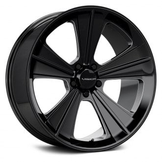 VISION® - MISSILE Gloss Black with Milled Spokes