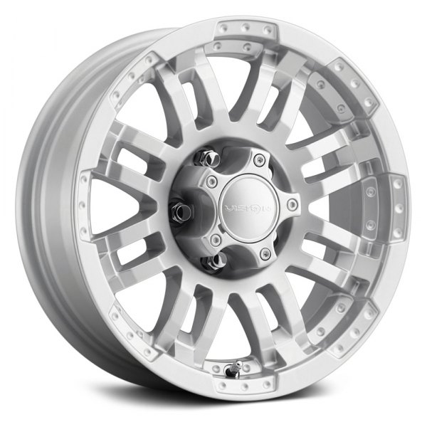 VISION OFF-ROAD® 375 WARRIOR Wheels - Winter Paint Silver Rims ...