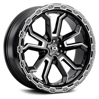 VISION OFF-ROAD® - 405 KORUPT 5 Gloss Black with Milled Spokes